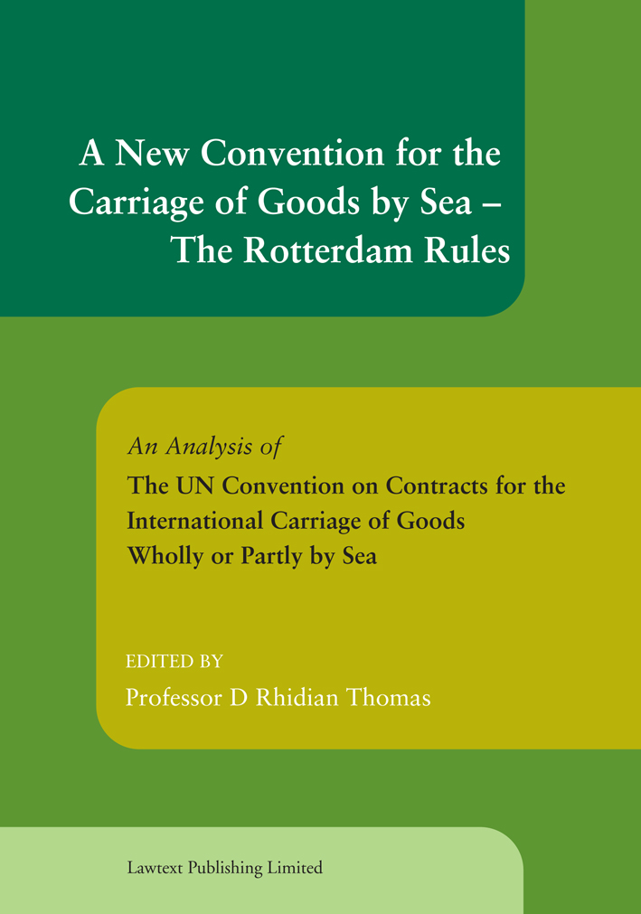 Rotterdam Rules Cover